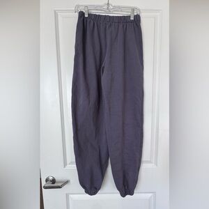 Brandy Melville Navy Elastic Waist Joggers